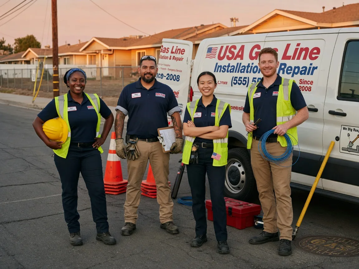 Gas Line Installation company in Danciger, TX